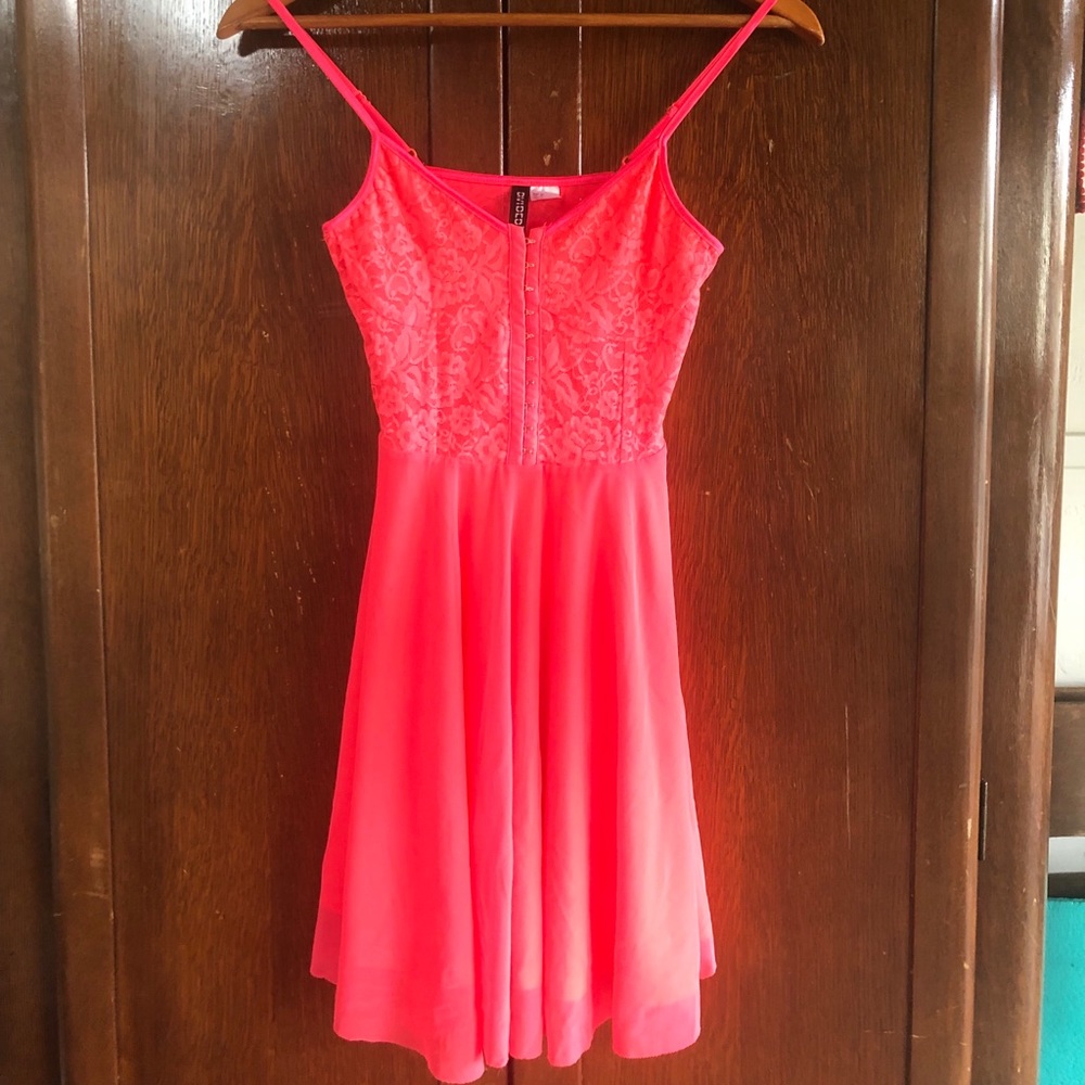 Hot pink sundress